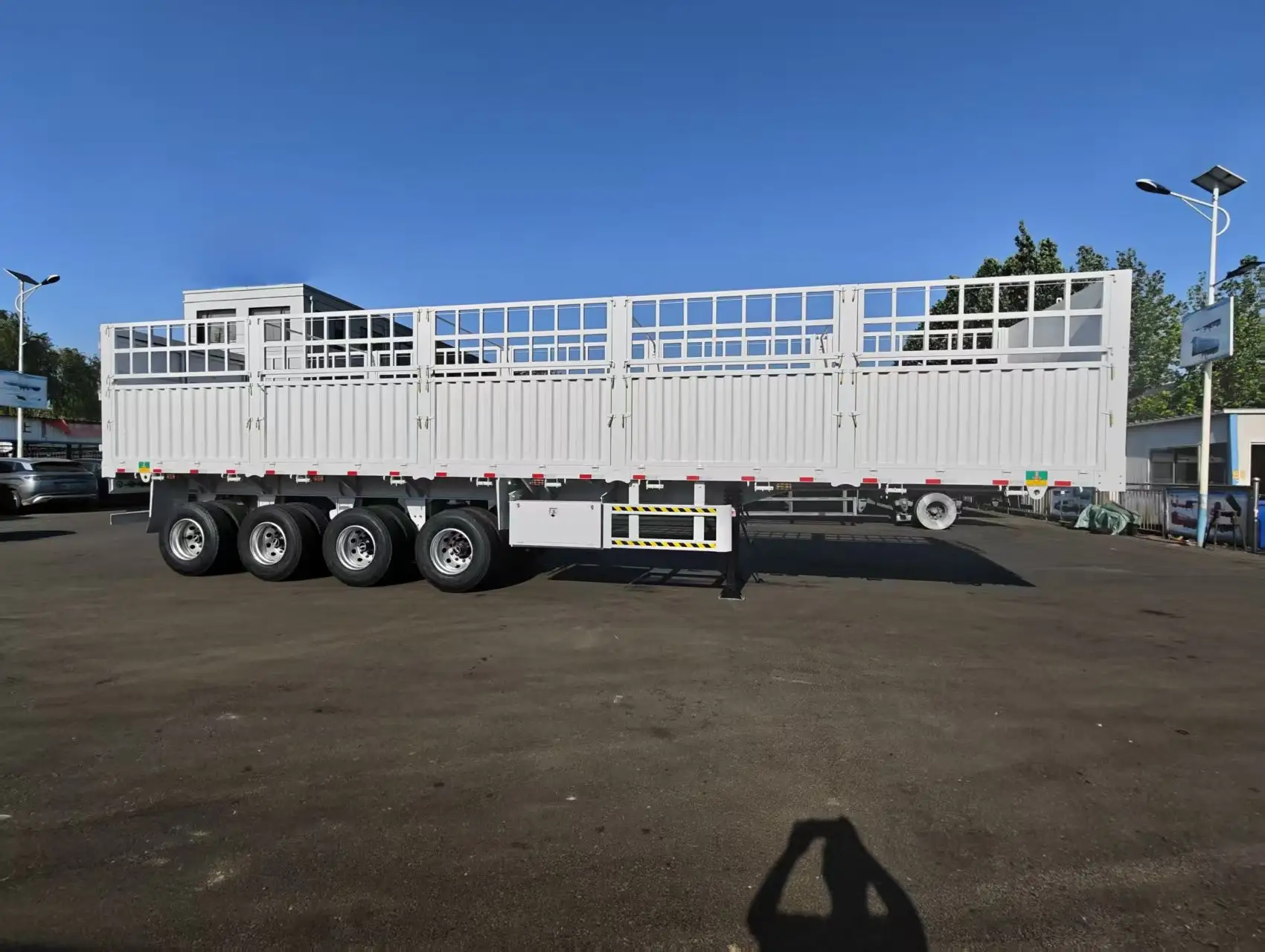 4-Axle Fence Semi Trailer