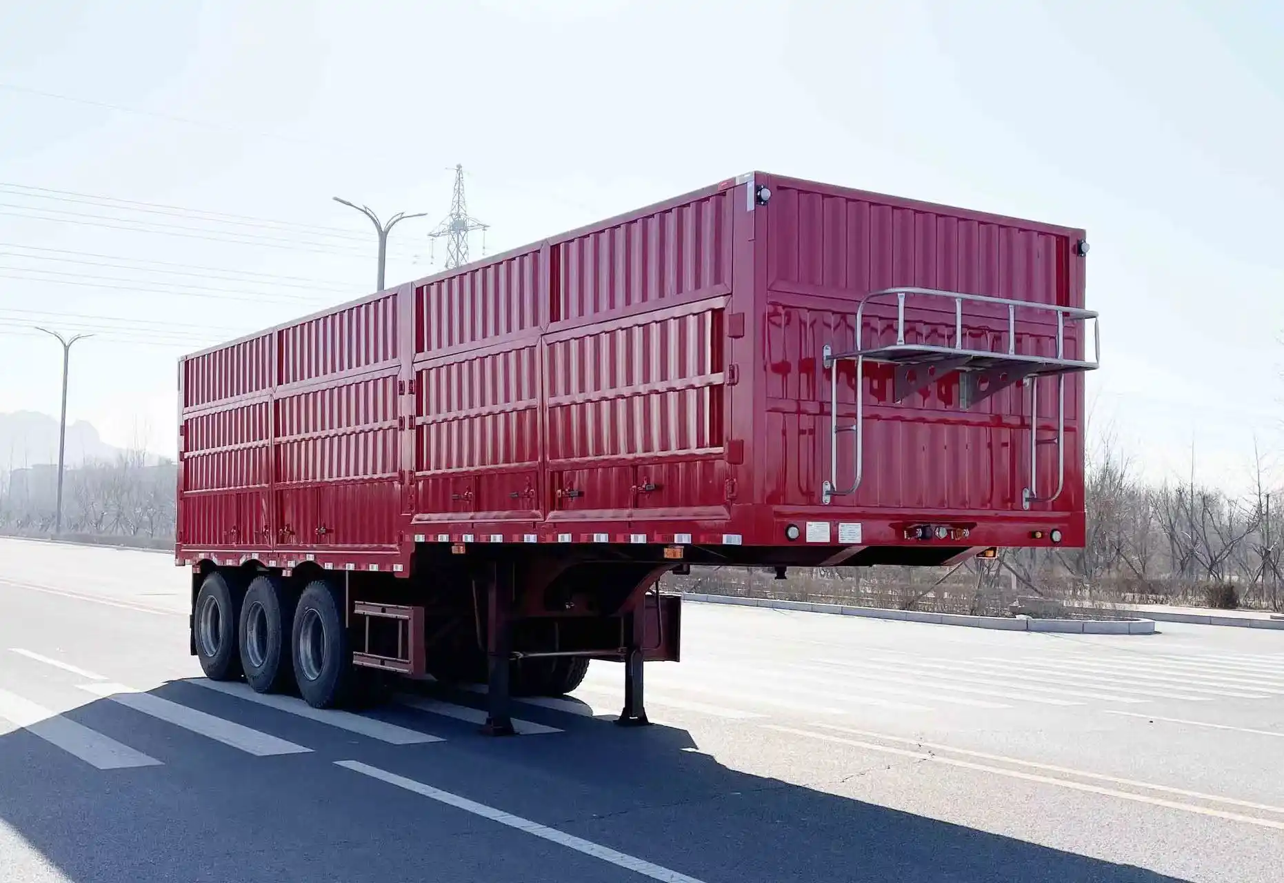 3-Axle Box Van Semi Trailers