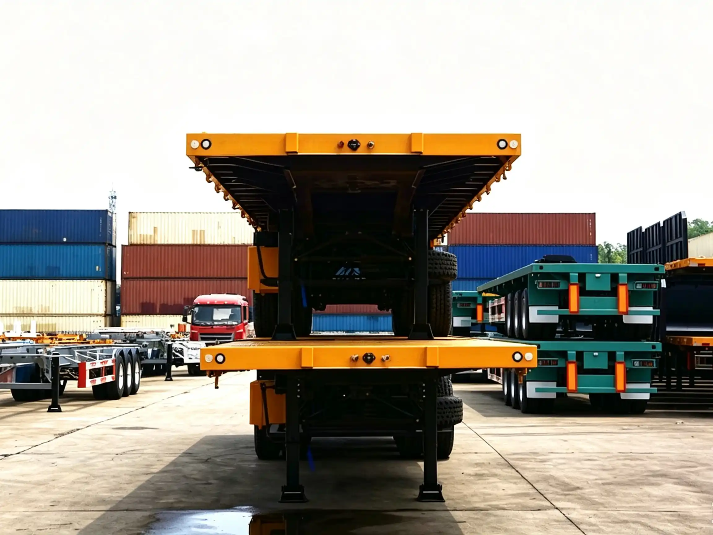3-Axle Flatbed Semi-Trailers