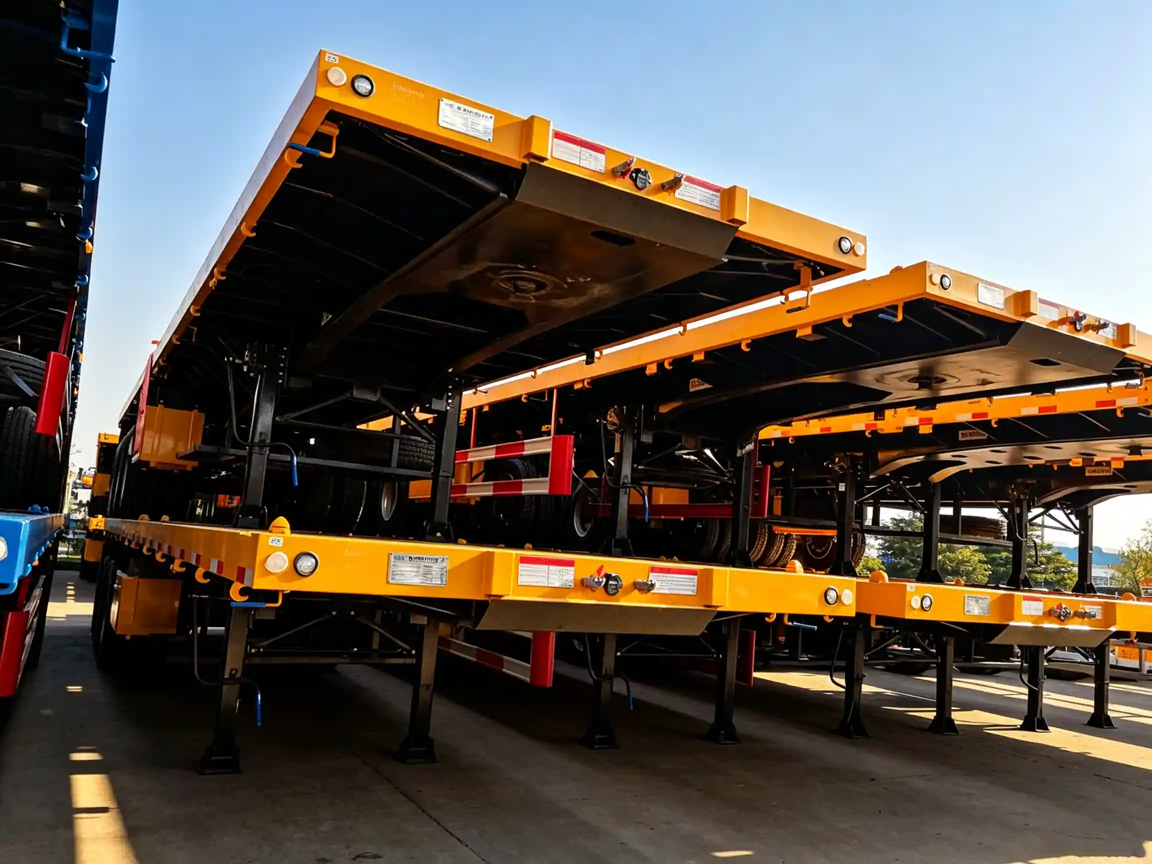 3-Axle Flatbed Semi-Trailers