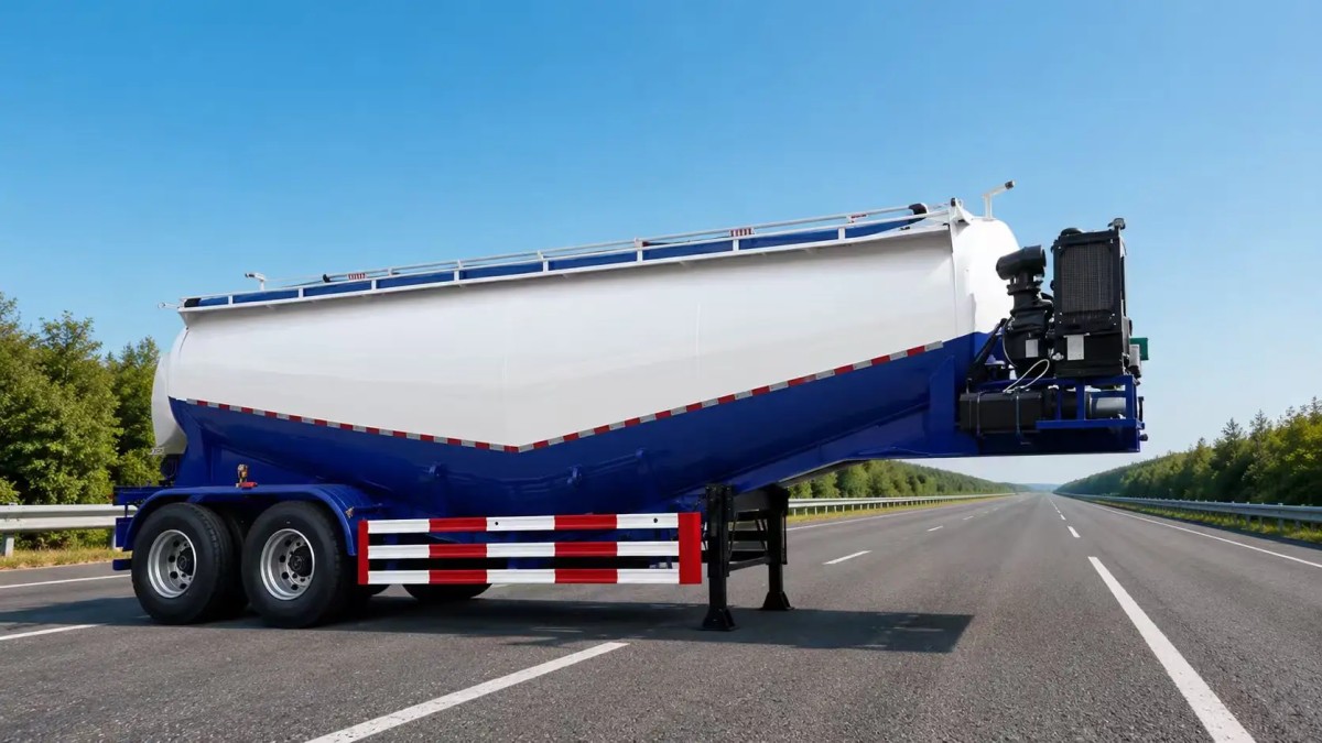 2 Axle 25CBM Dry Bulk TankerTrailer 2 Axle 25CBM Dry Bulk TankerTrailer