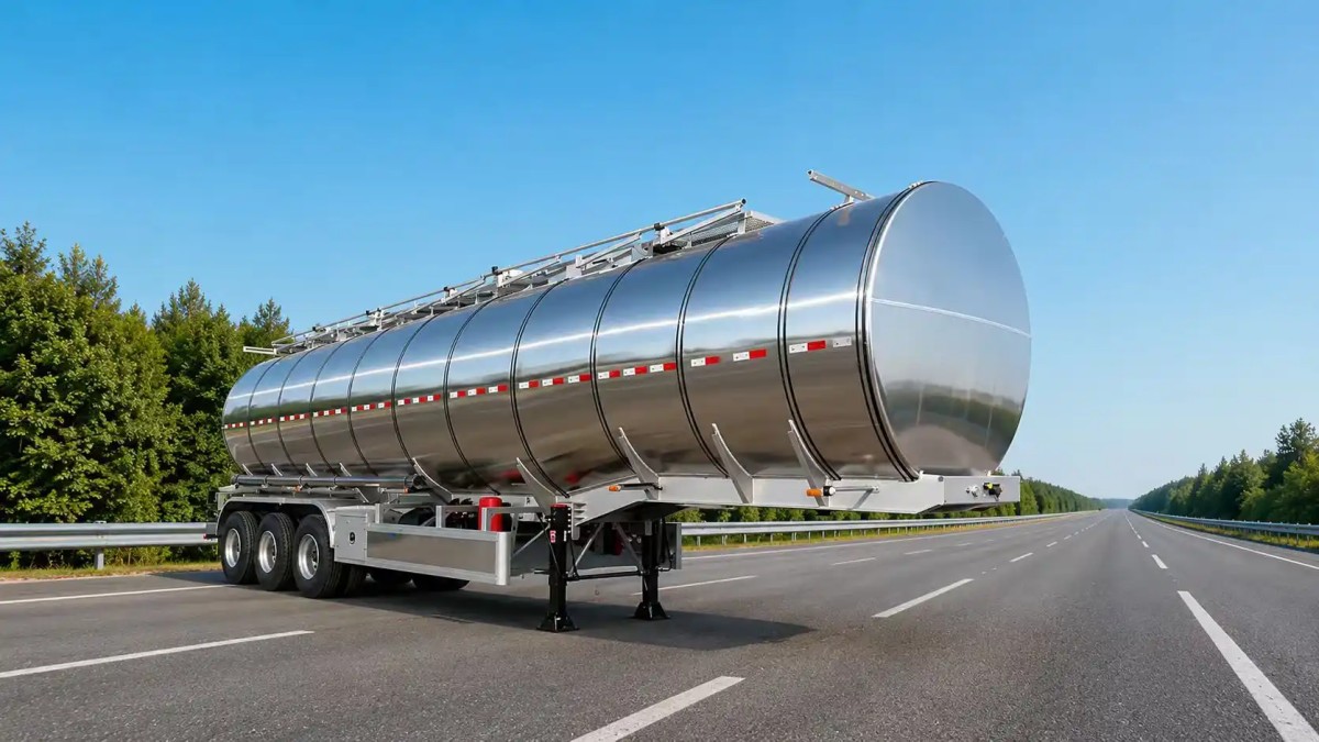 45000 Litres Stainless SteelInsulation Tank Semi Trailer 45000 Litres Stainless SteelInsulation Tank Semi Trailer