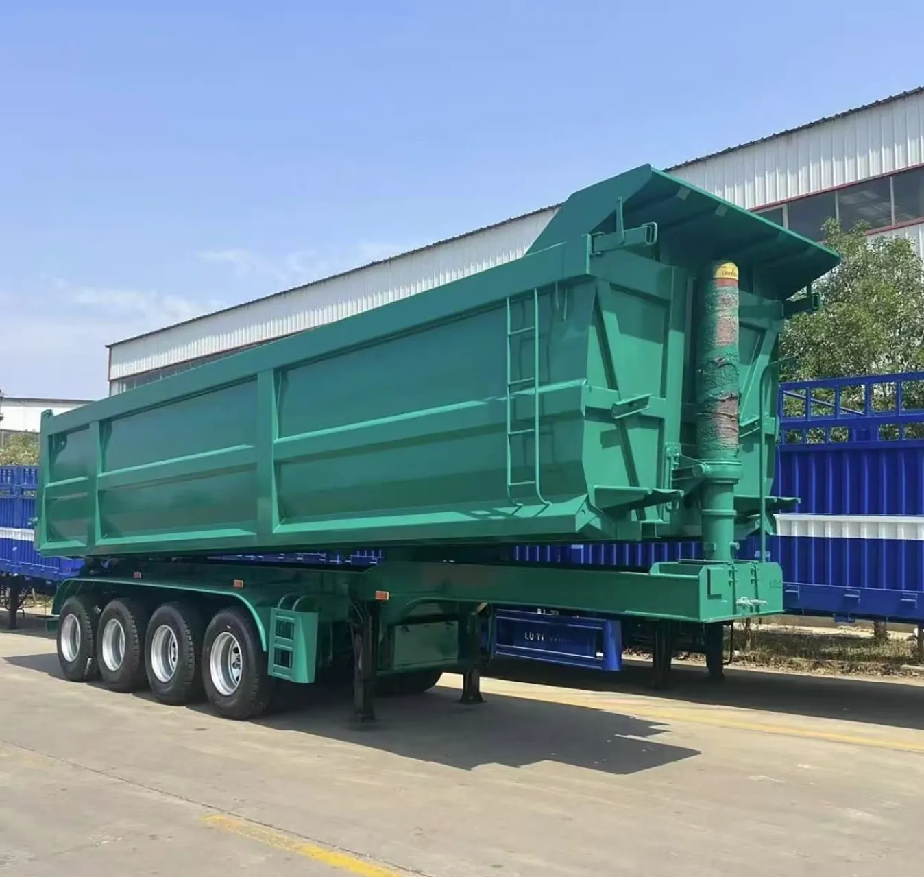 4-Axle Rear Dump Semi Trailer