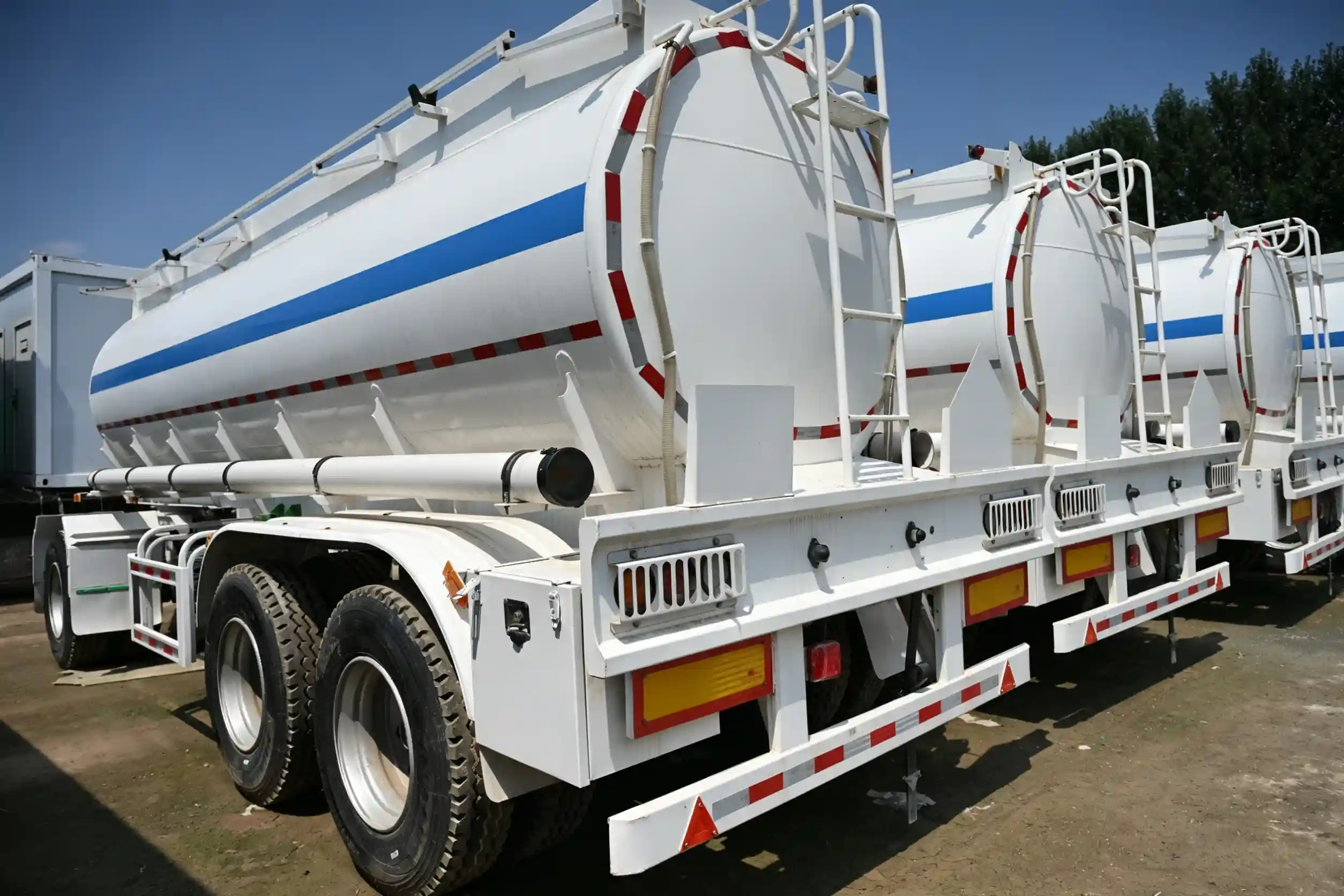 15CBM Fuel Tanker Drawbar Trailer
