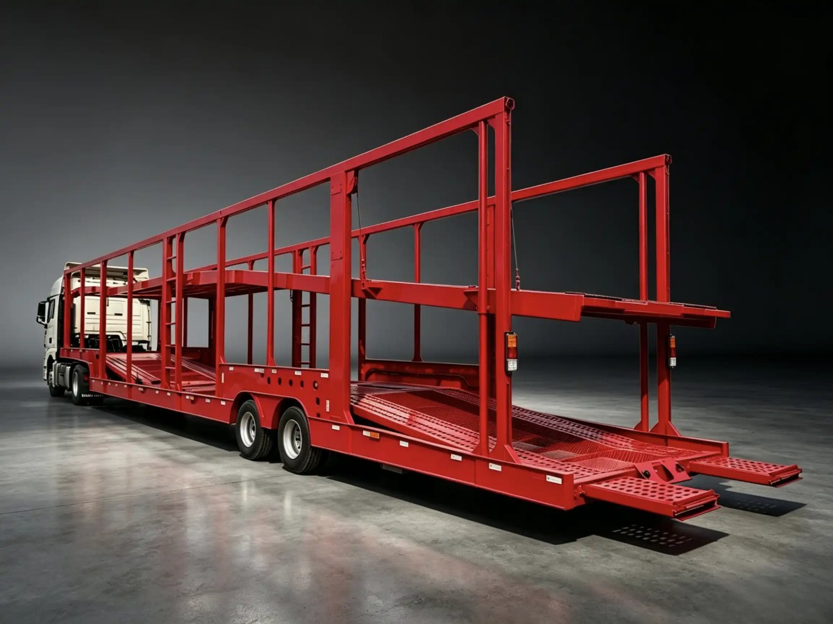 Car Carrier Semi-Trailer1_结果 Car Carrier Semi-Trailer1_结果