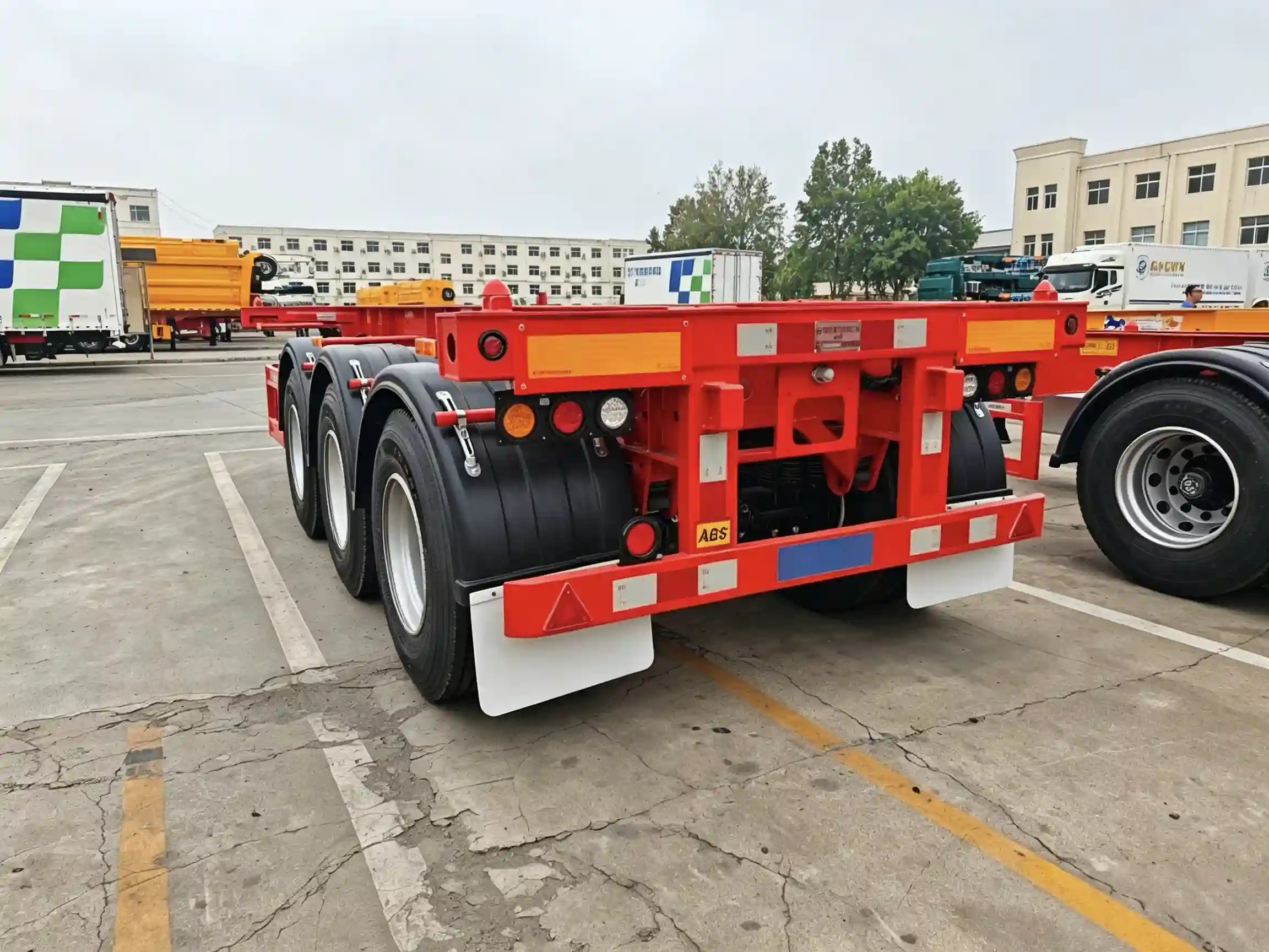 3 Axle 20Ft Skeleton Trailer