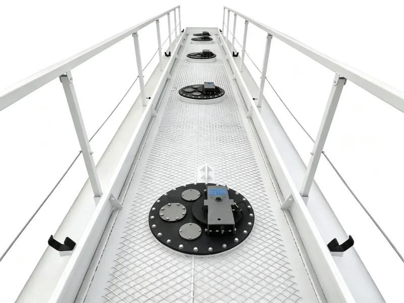 3-Axle 45000L Straight-Beam Split-Type Fuel Tanker Trailer