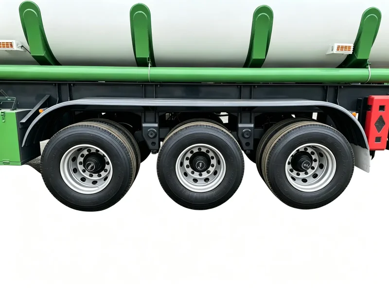 3-Axle 45000L Straight-Beam Split-Type Fuel Tanker Trailer