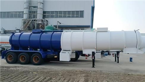 3 Axle 20CBM Sulfuric Acid Tanker Trailer