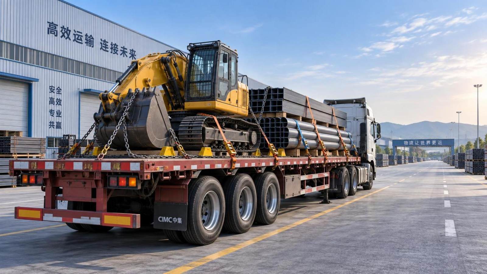 How to stop cargo shifting on a 12.5m 3-Axle Flatbed Trailer