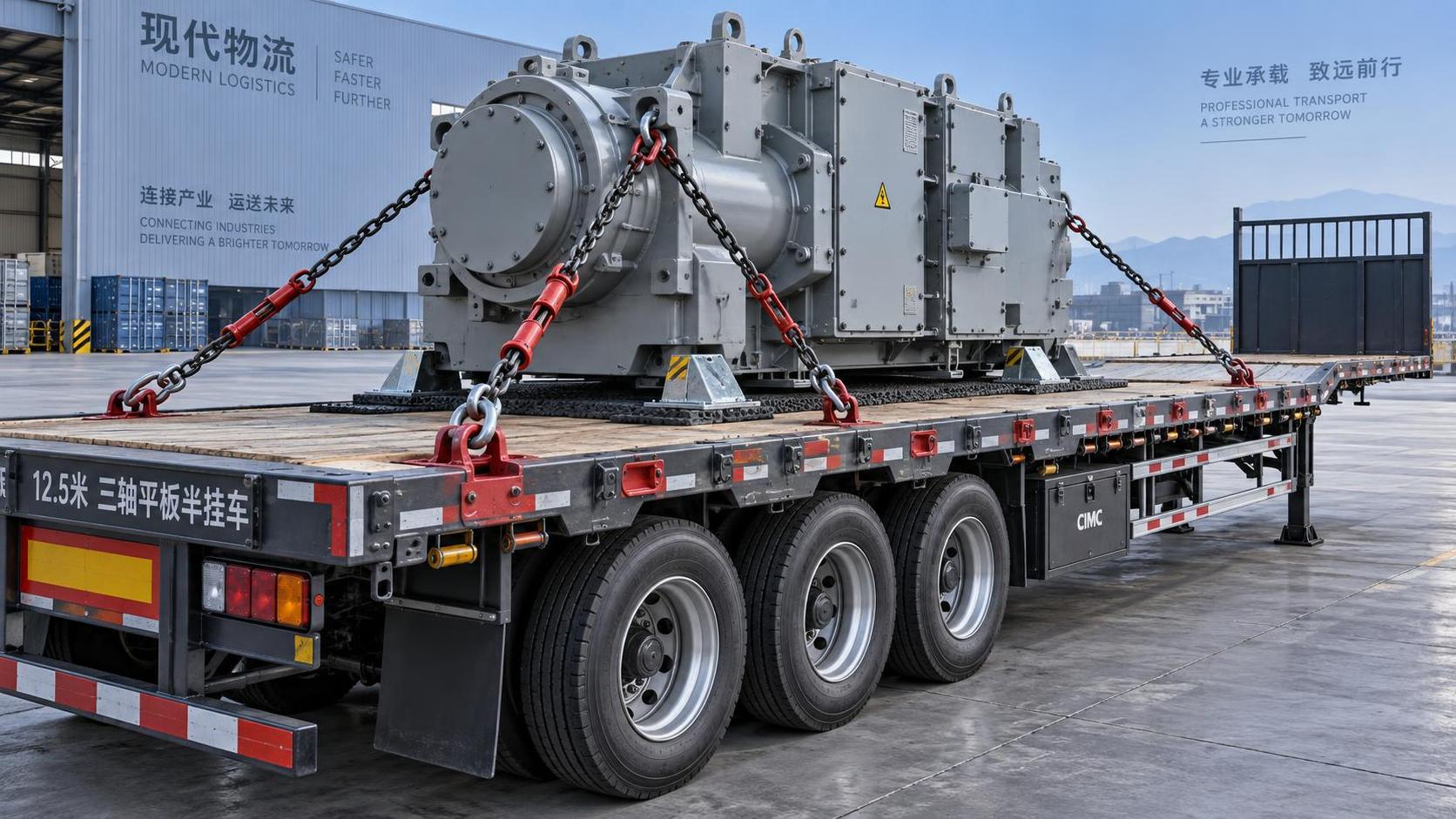 What tie-down capacity is needed on a 12.5m 3-Axle Flatbed Trailer