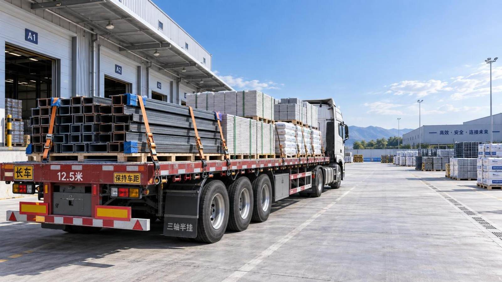 Is a 12.5m 3-Axle Flatbed Trailer long enough for your cargo mix