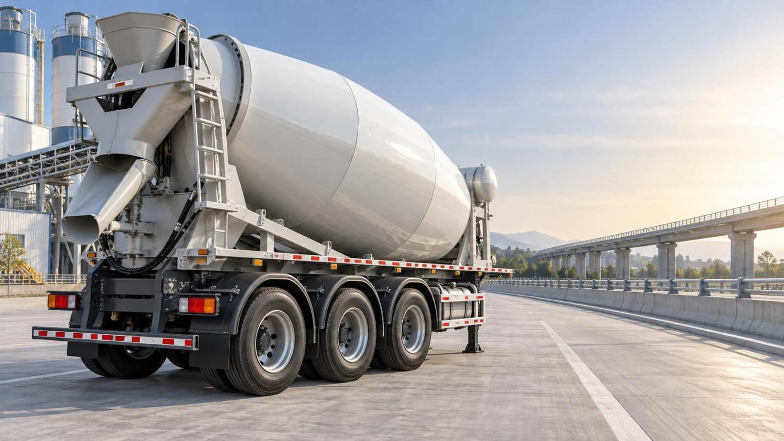 What axle load limits apply to a 3-Axle Concrete Mixer Trailer