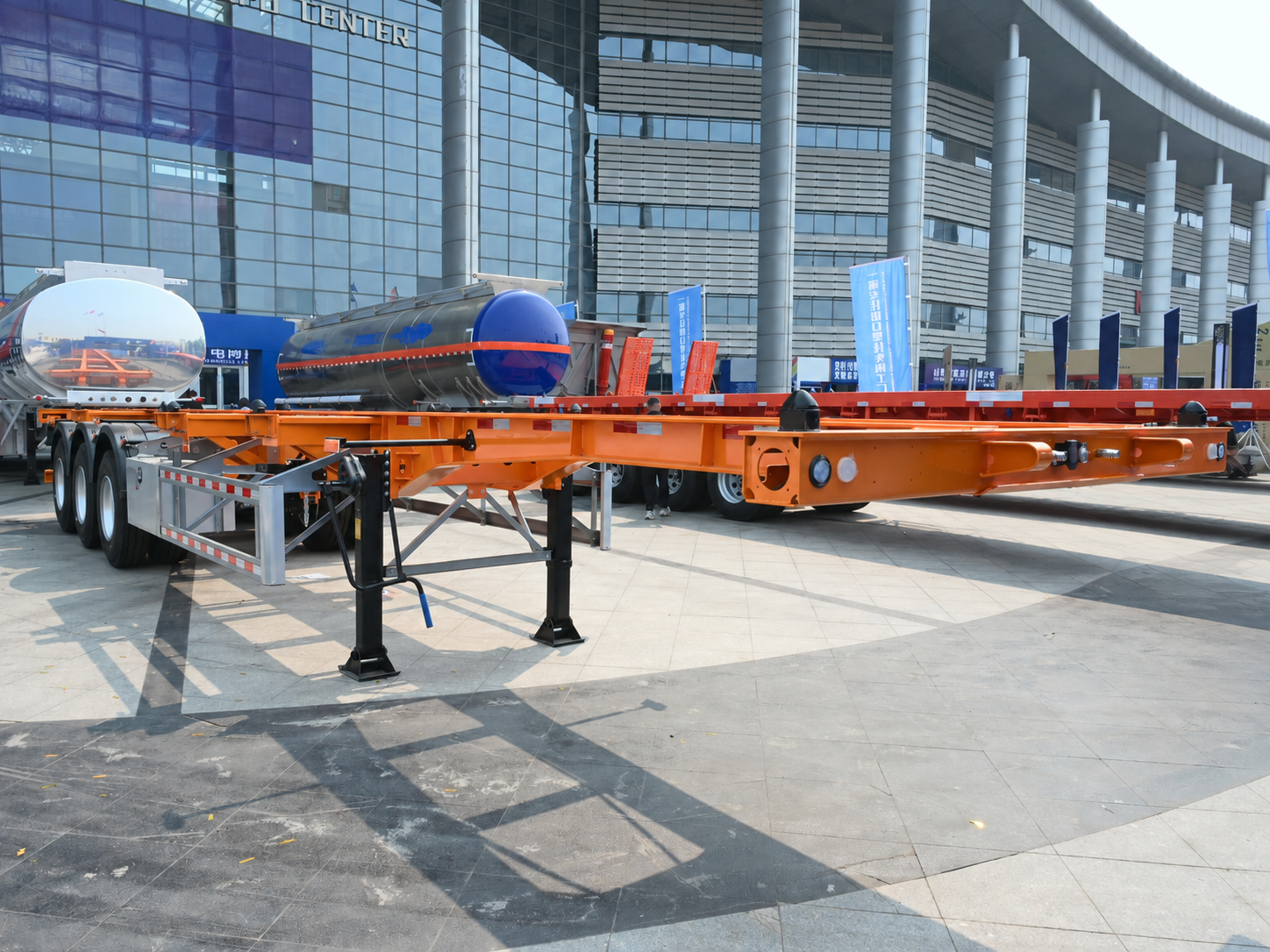 40ft 3-Axle Skeleton Semi-Trailer