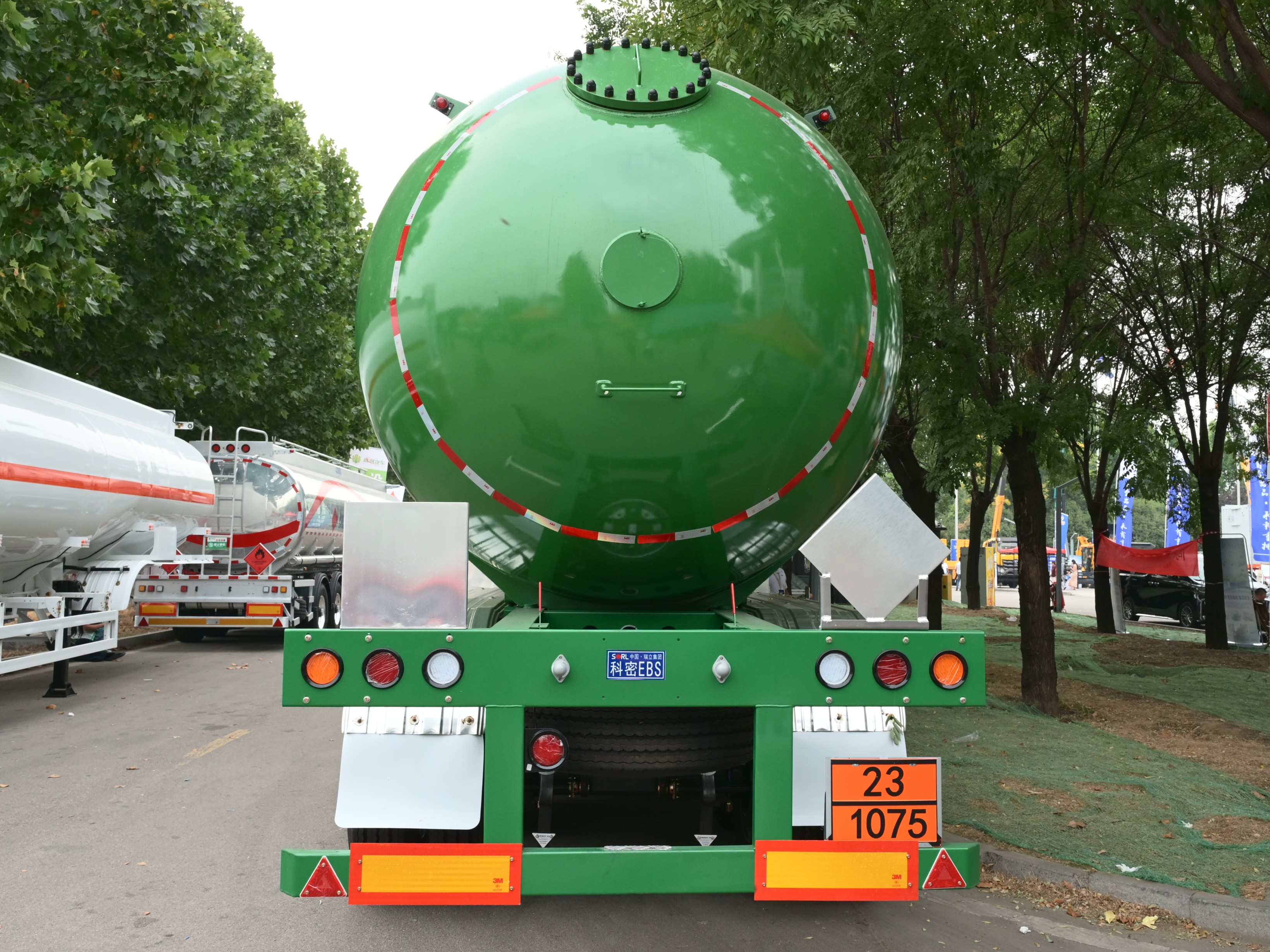Semirreboque-tanque para LPG (Gás Liquefeito de Petróleo)