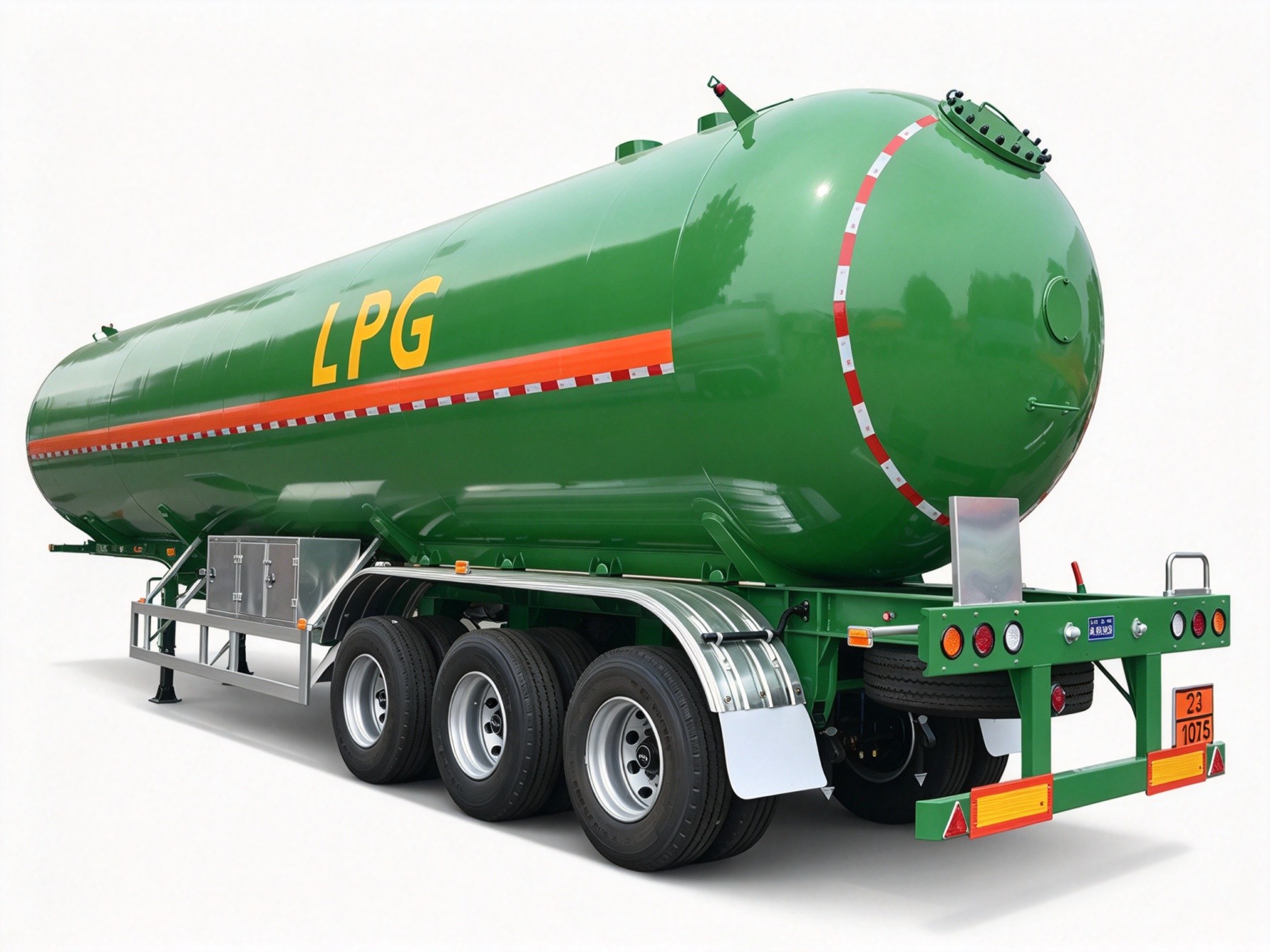 Semirreboque-tanque para LPG (Gás Liquefeito de Petróleo)