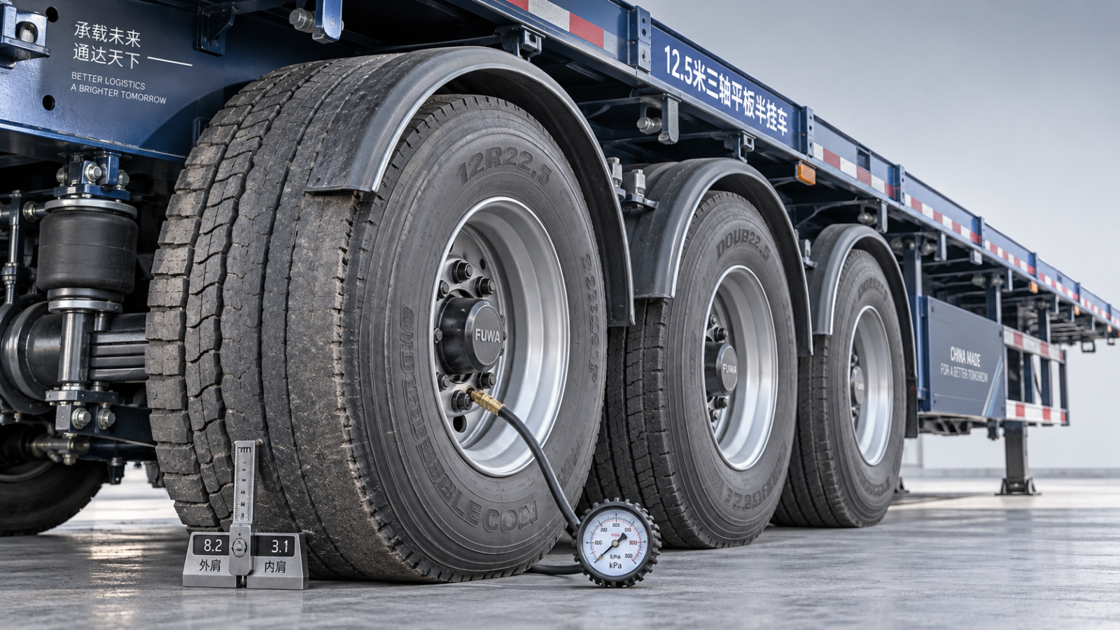 Uneven Tire Wear on a 12.5m 3-Axle Flatbed: What to Inspect First