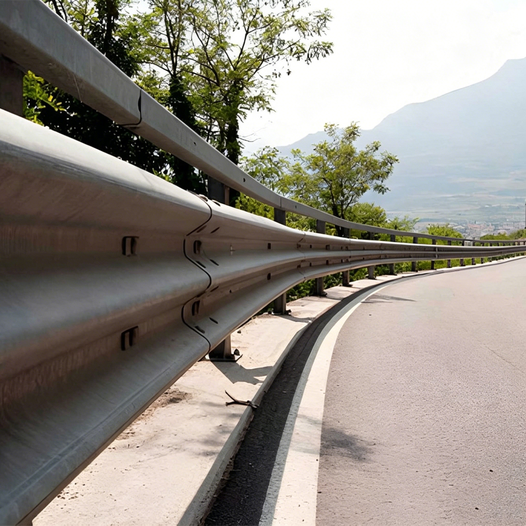 Thrie-Beam Guardrail