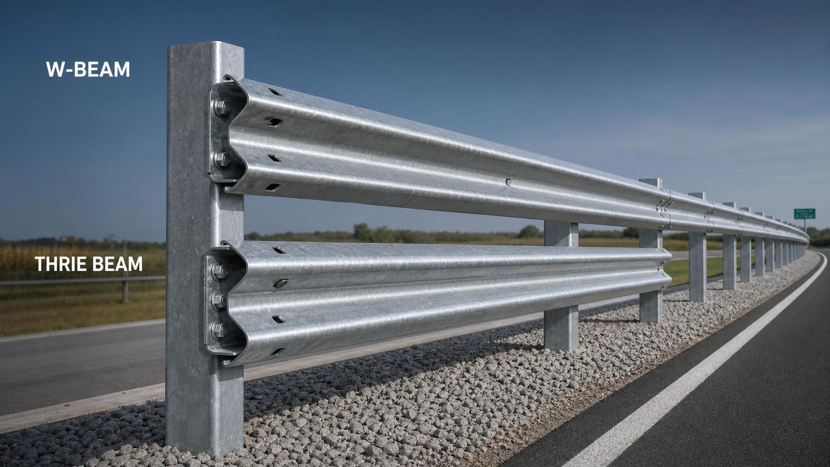 Guardrail Material Comparison: Galvanized Steel, Thrie Beam, and W-Beam Options