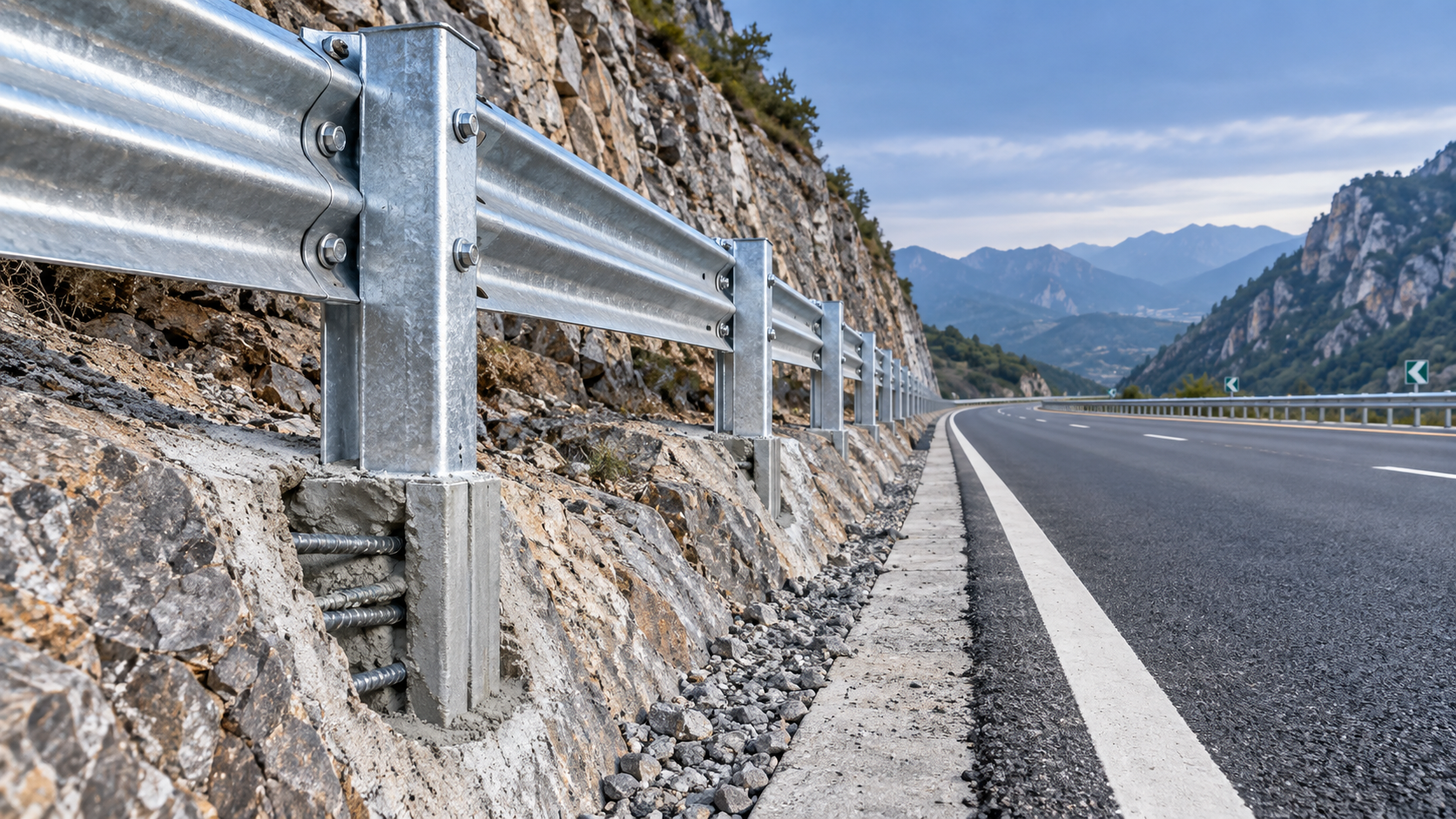 Can Z post guardrail be installed effectively in rocky ground