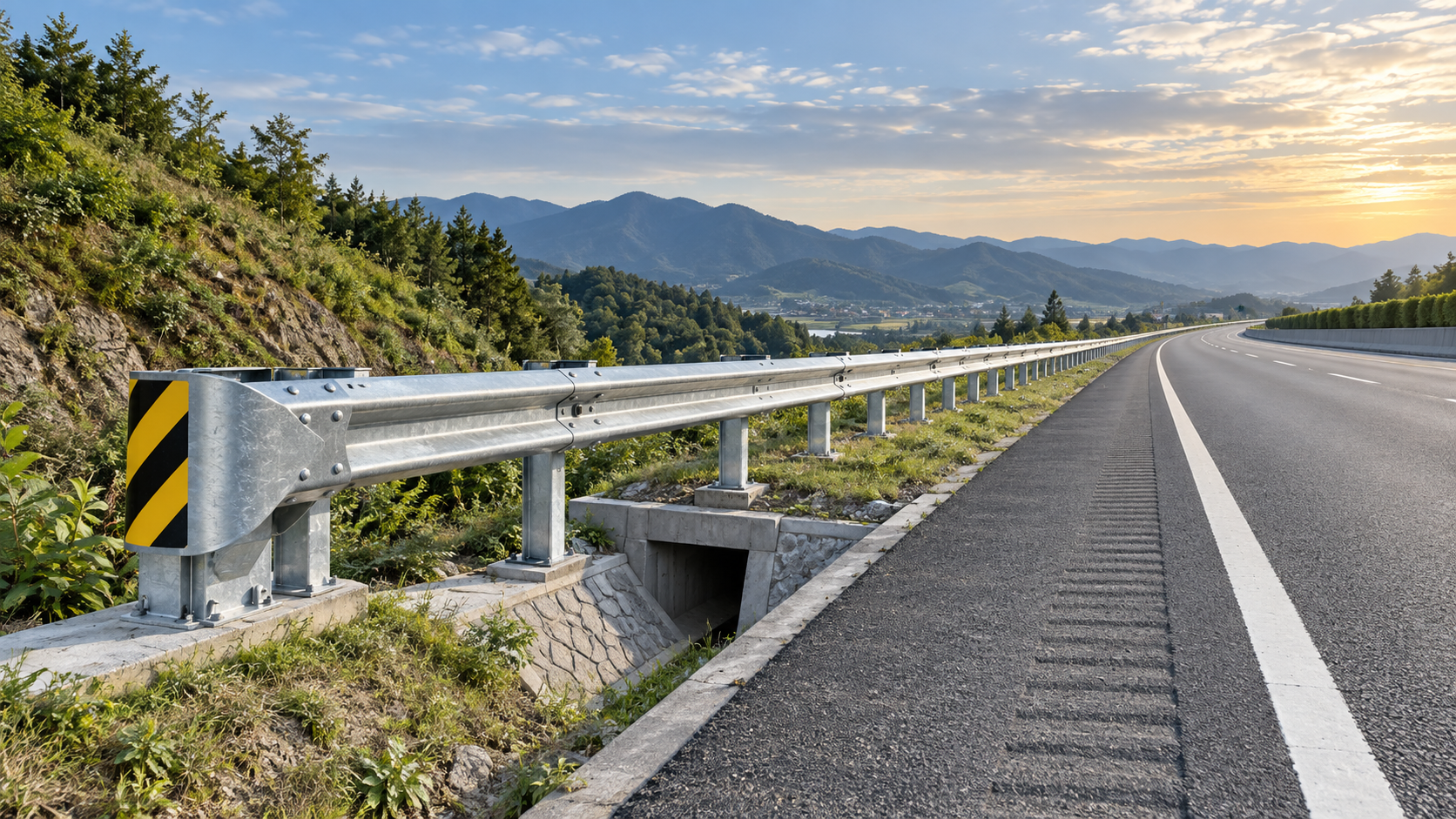 Comment choisir les longueurs de terminaison des glissières de sécurité à profil W en présence de dangers en bord de route
