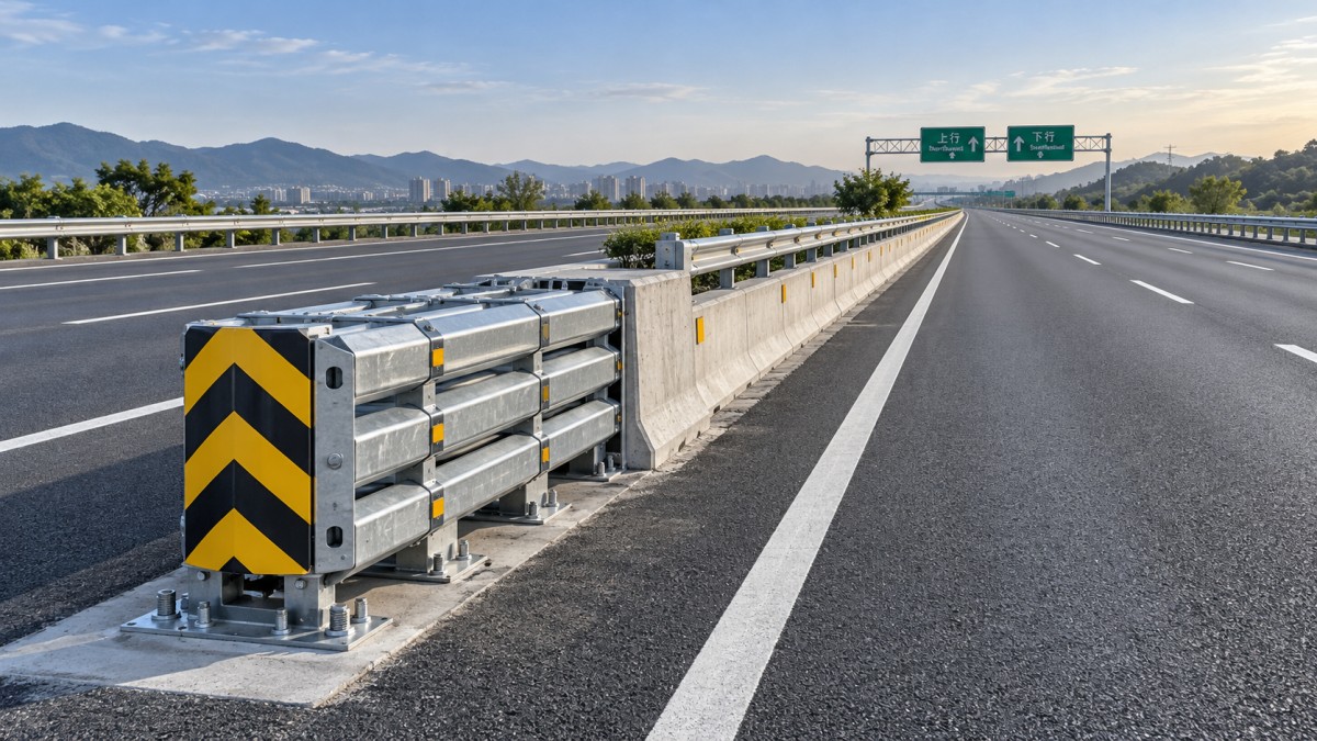 Sélection d’un atténuateur de choc pour les obstacles fixes en bord de route et les terre-pleins centraux étroits