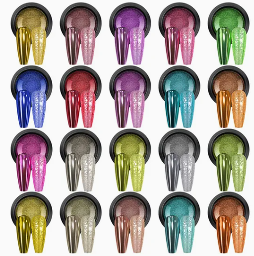  Mirror Flour Electroplating Nail Acrylic Powder