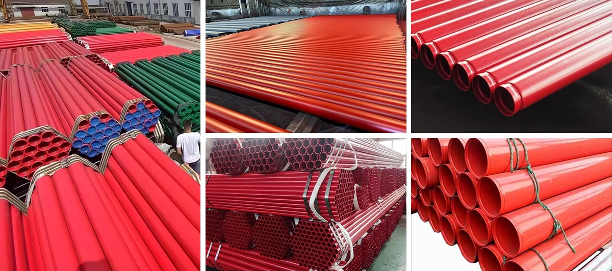 Galvanized steel fire sprinkler pipe Galvanized steel fire sprinkler pipe