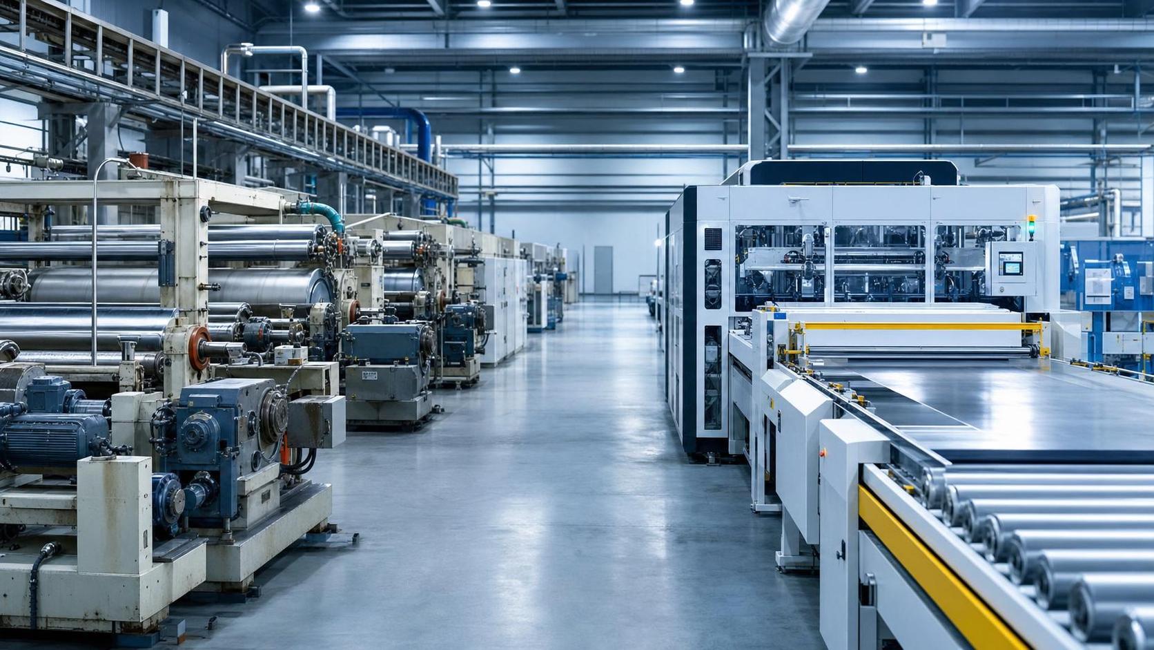 خط الإنتاج القديم المستعمل من نوع Batch Off مقابل الخط الجديد: مقارنة التكلفة والمخاطر