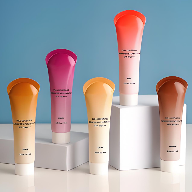 15ml Custom Logo Colors Special Shape Cosmetic Plastic Packaging Skincare Cream Container Sunscreen Sunblock Cream Tube