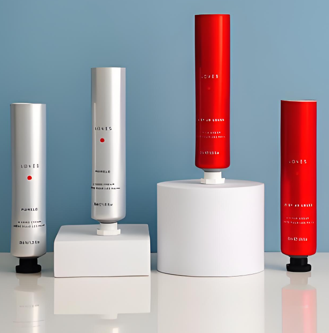 Empty Collapsible Plastic Tube Cosmetic Cream Container Aluminum Plastic Laminated Tube Hand Cream Packaging