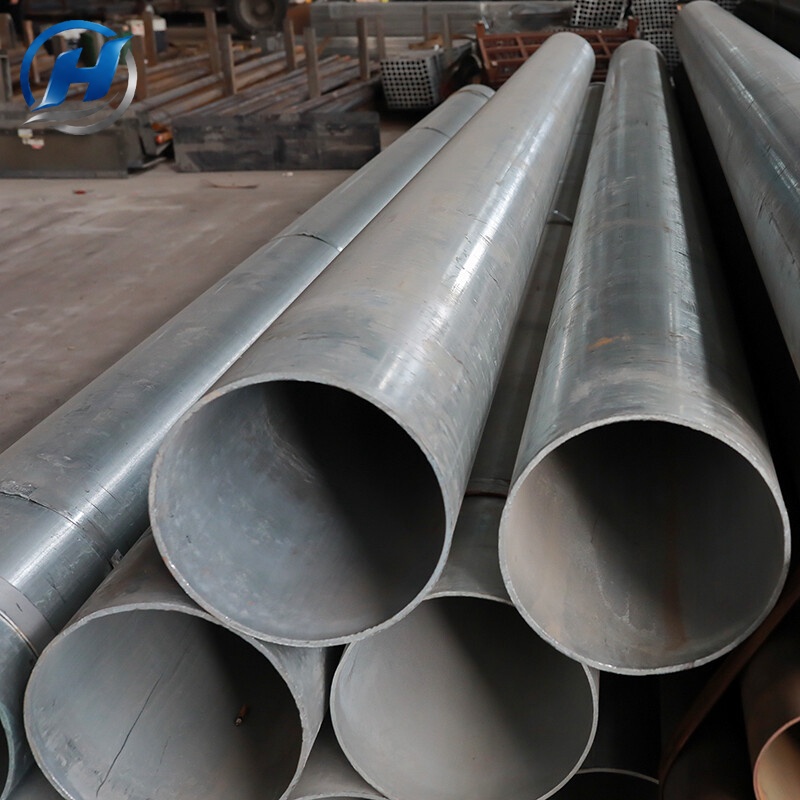 DX51D Galvanized Steel Round Pipe