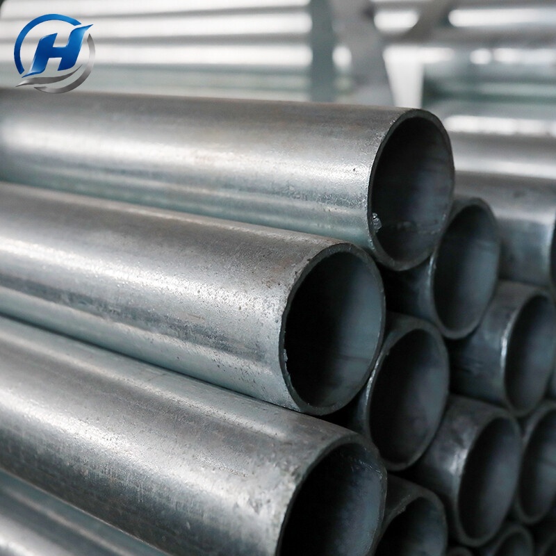 DX51D Galvanized Steel Round Pipe