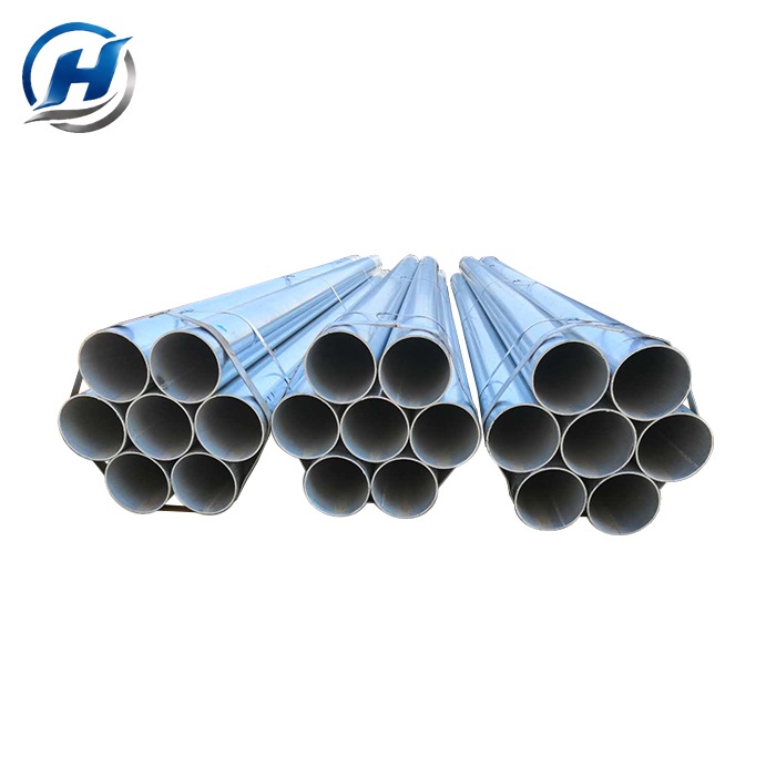 DX51D Galvanized Steel Round Pipe