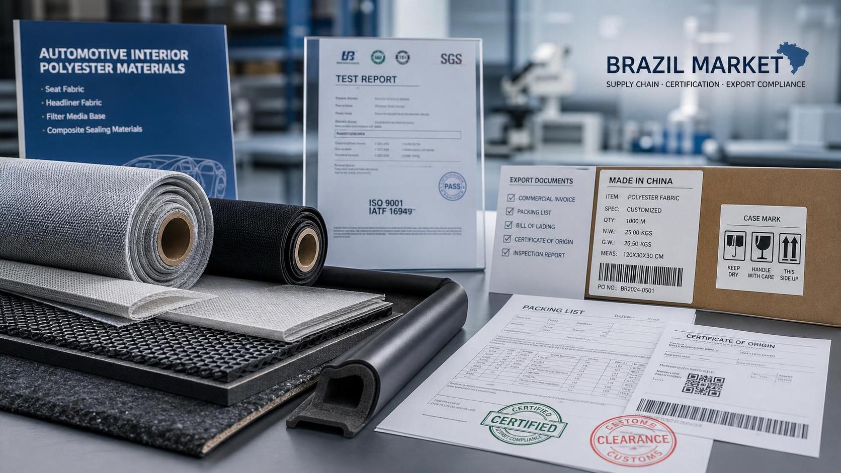 Brazil Suspends Anti-Dumping Duties on Chinese Polyester Fabrics and Yarn