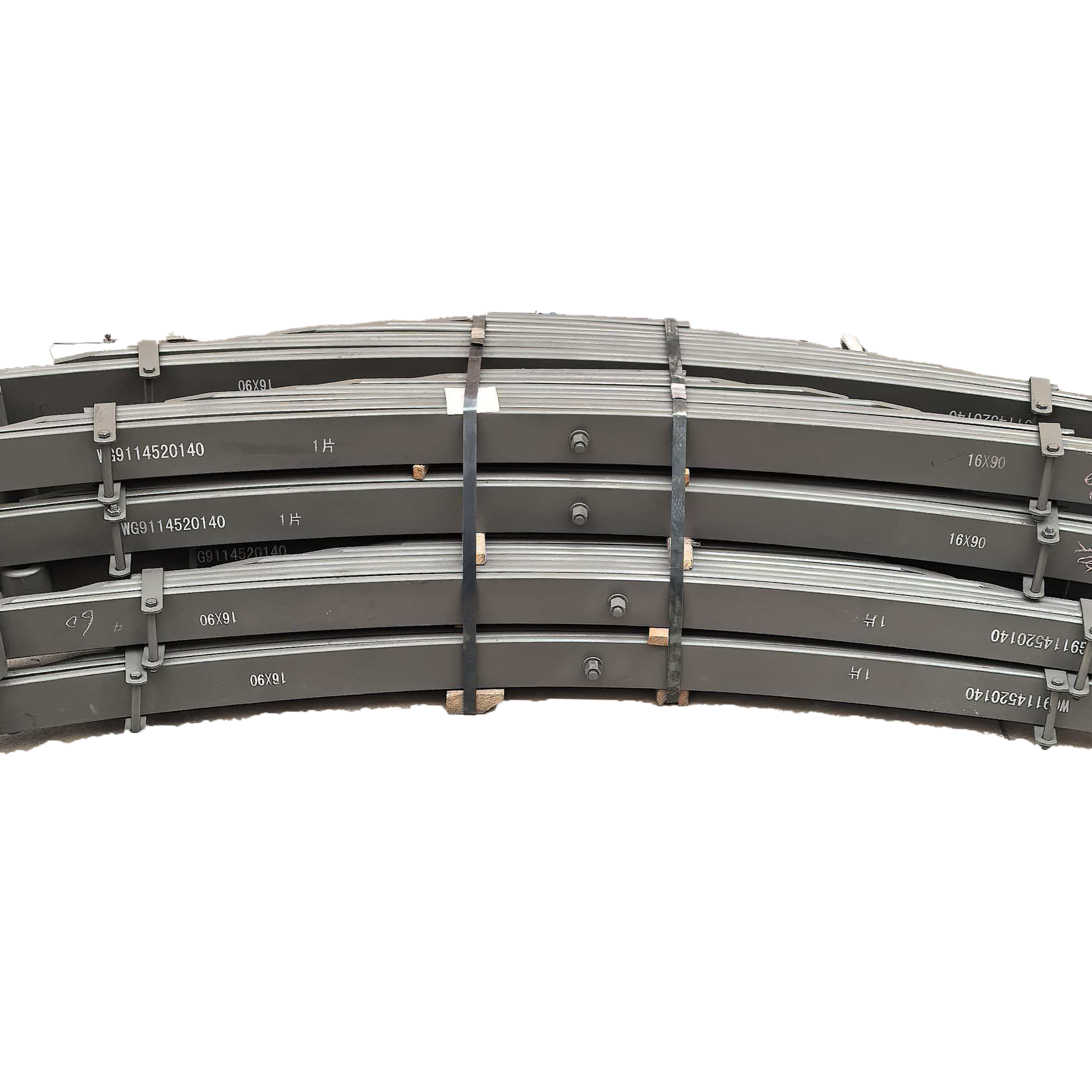 Leaf Spring Assembly 3401-00510 for FAW J6P 13T Front Suspension (Front Leaf Spring)