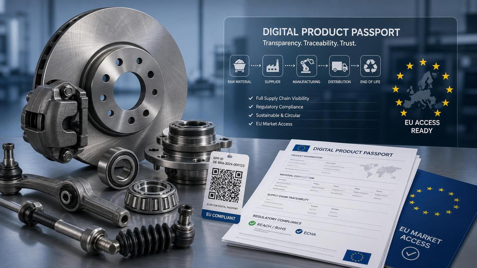 EU Mandates DPP for Auto Parts From July 2026