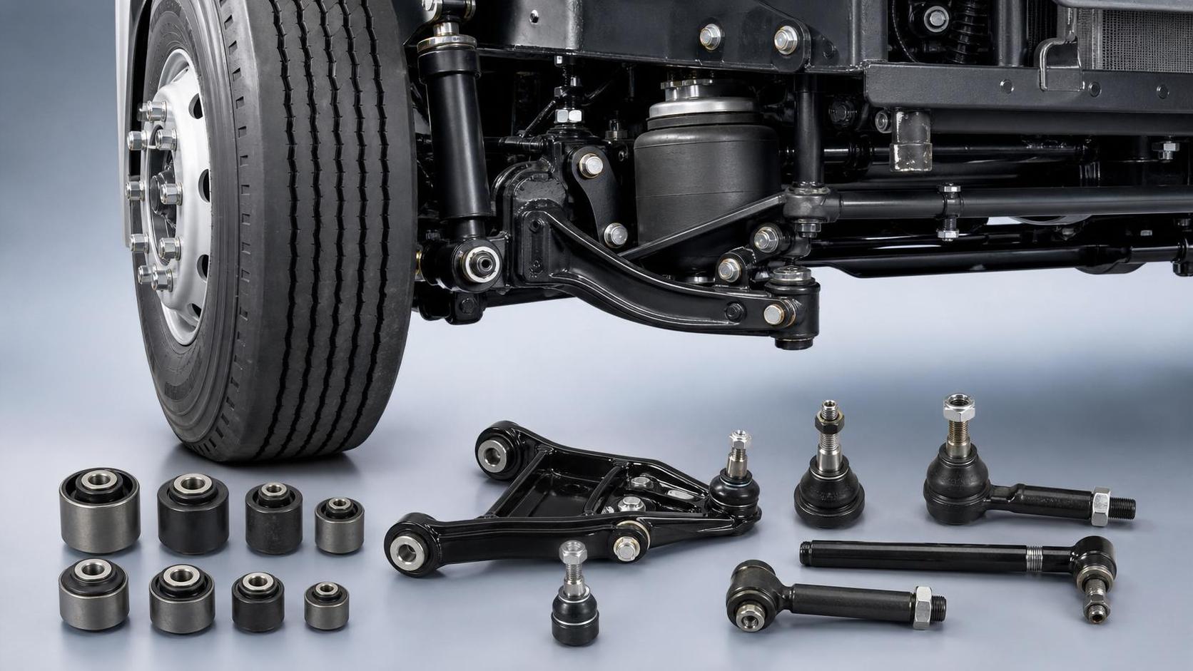 Front Suspension Parts Guide: Bushings, Arms, Joints, and Wear Diagnosis