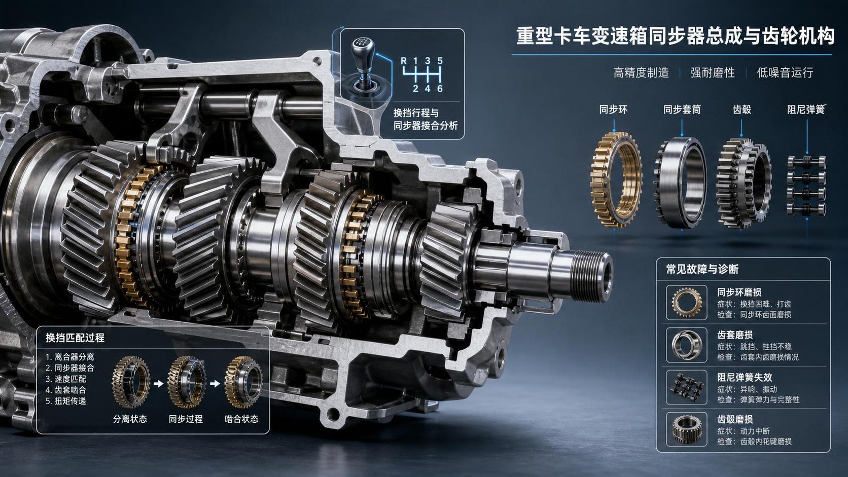 Transmission Synchronizers: How They Work and Common Signs of Failure