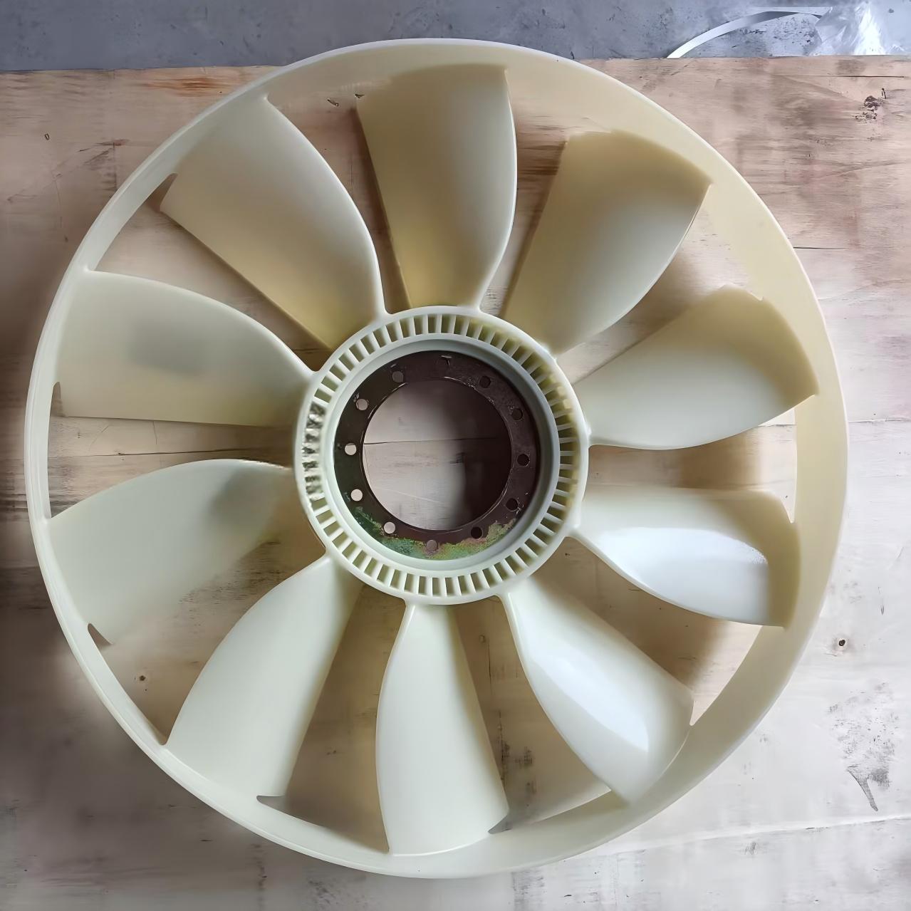 Fan Blade HOWO White 612600060446 Heavy Duty Engine Cooling Fan Assembly for SINOTRUK HOWO Truck