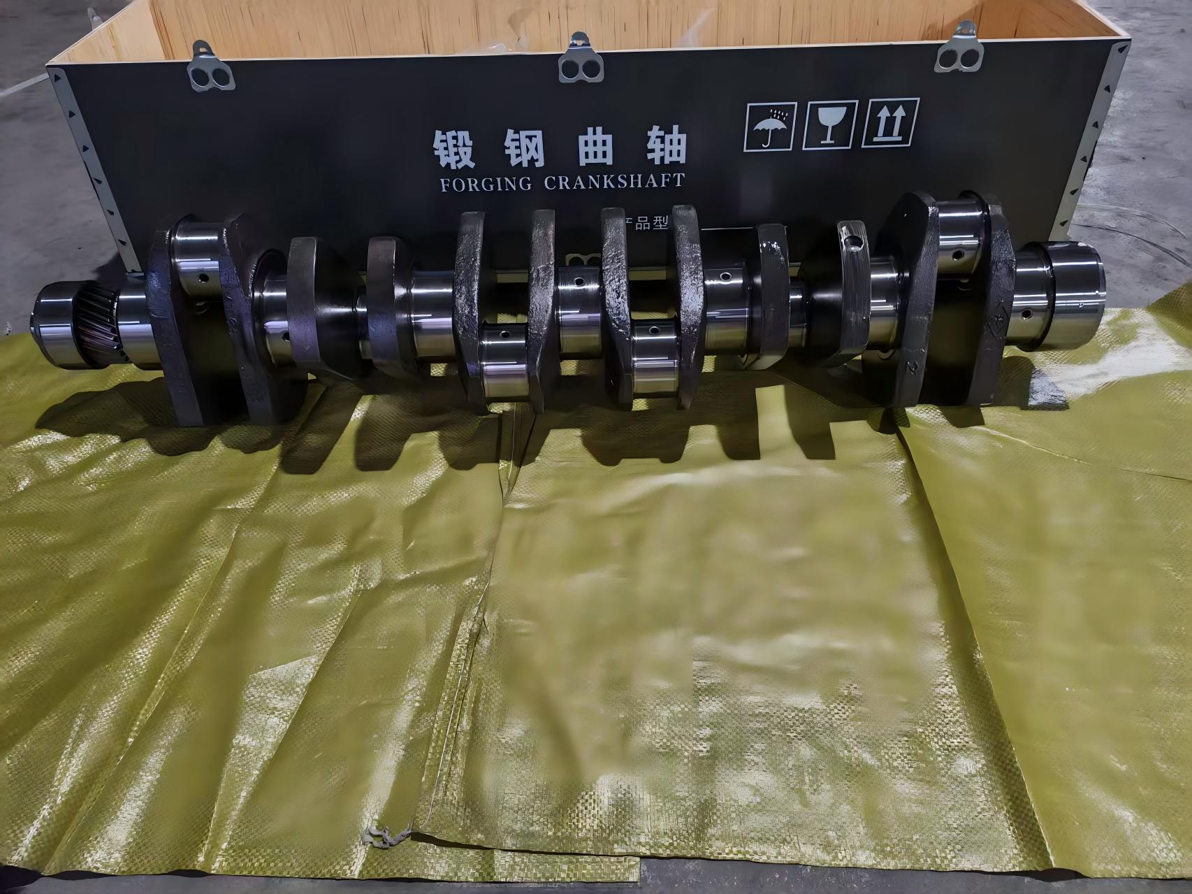 Crankshaft P10 Heavy Duty Diesel Engine Crankshaft Assembly for WEICHAI Engine