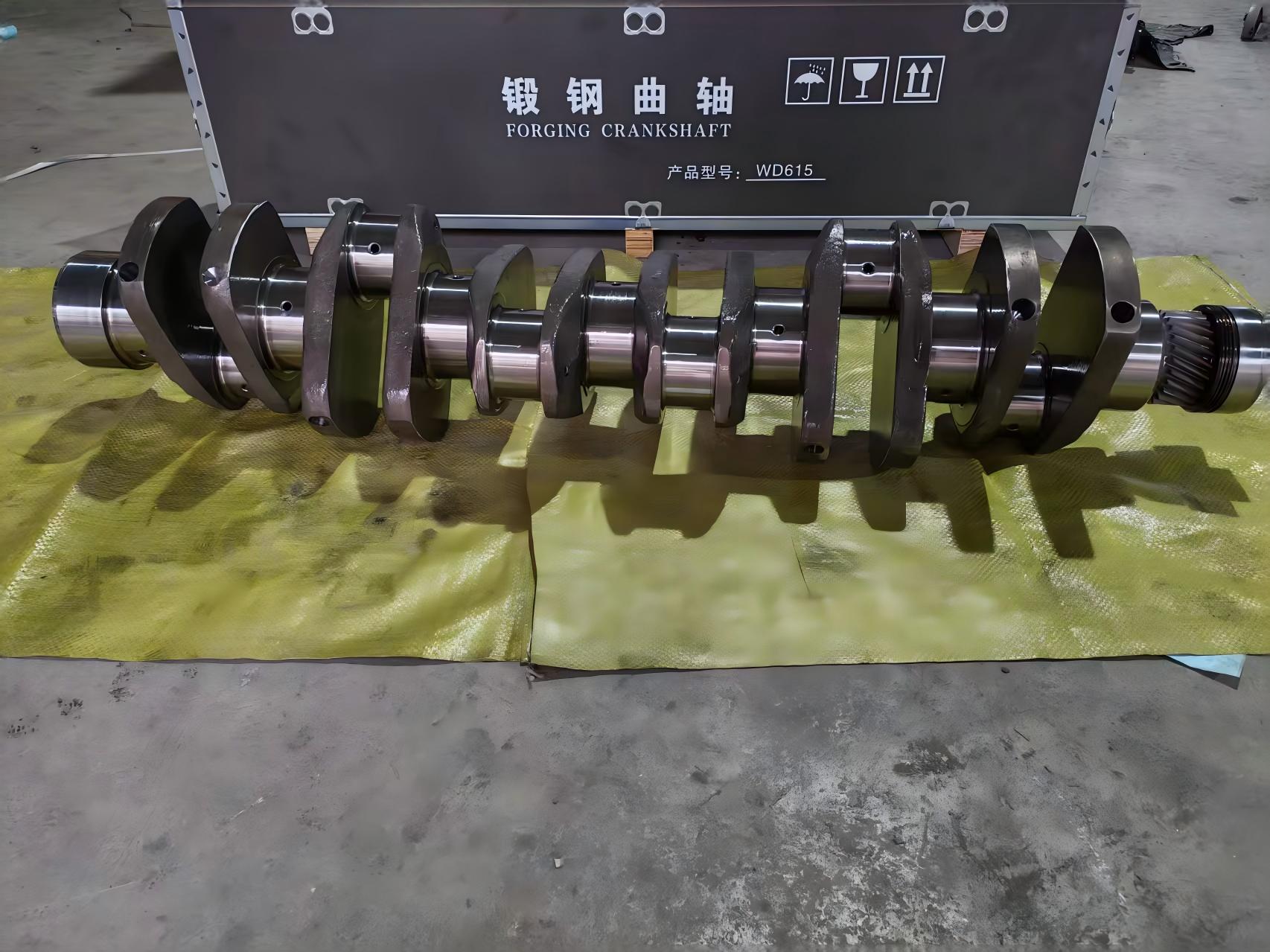 Crankshaft 615 Heavy Duty Diesel Engine Crankshaft Assembly for WEICHAI WD615 Engine