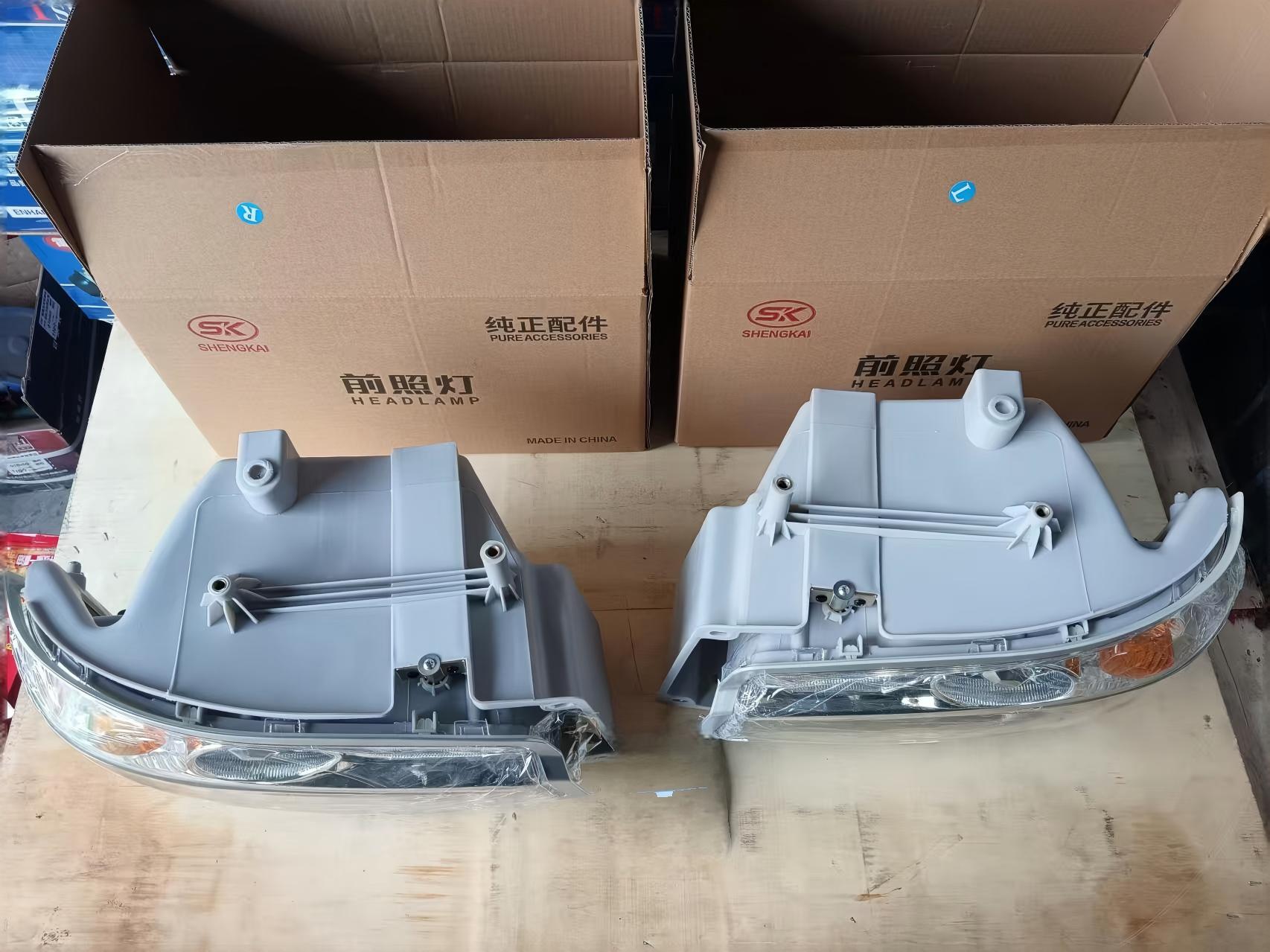 Headlight 371 Grey Shell L WG9719720001 Front Left Headlamp Assembly for SINOTRUK HOWO Truck