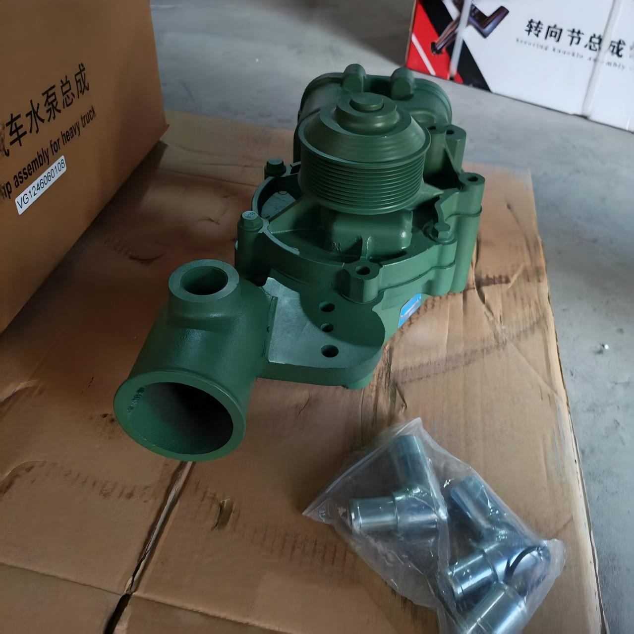 Water Pump D12 Complete VG1246060108 Heavy Duty Engine Cooling Water Pump Assembly for SINOTRUK HOWO D12 Engine