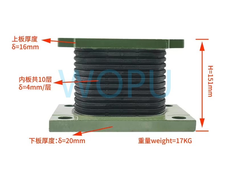 Sinotruk Rubber Bearing AZ9725520278 AZ9725520276 for Shaanqi Heavy Duty Truck Suspension Parts