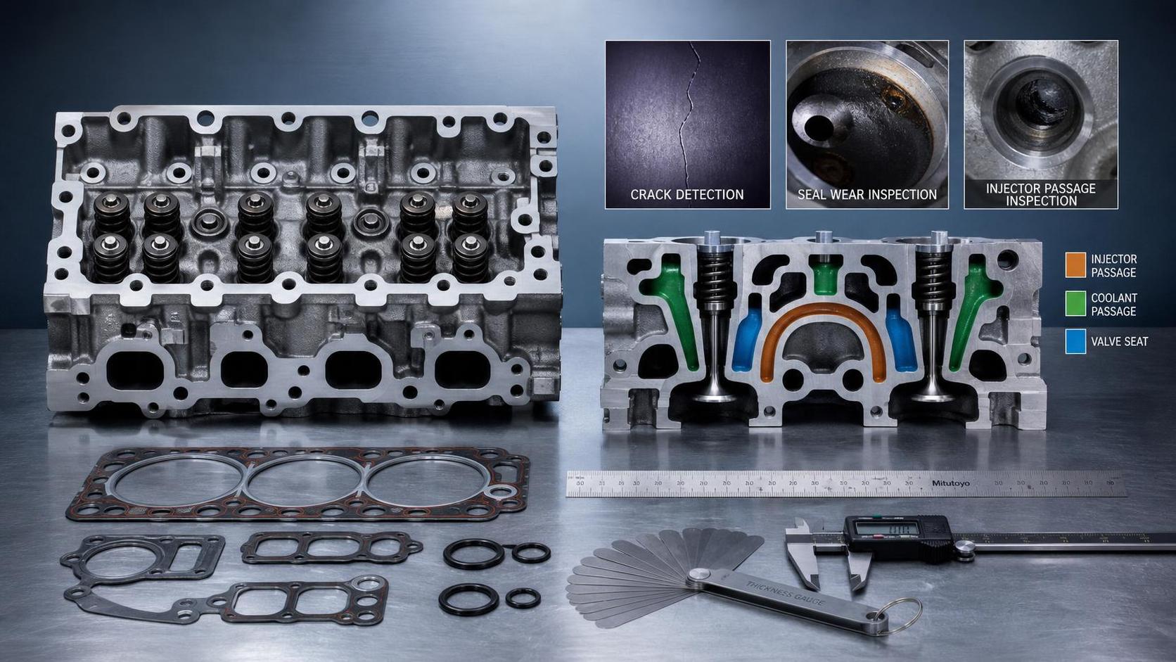 Cylinder Heads Explained: Key Signs of Wear, Cracks, and Replacement Needs