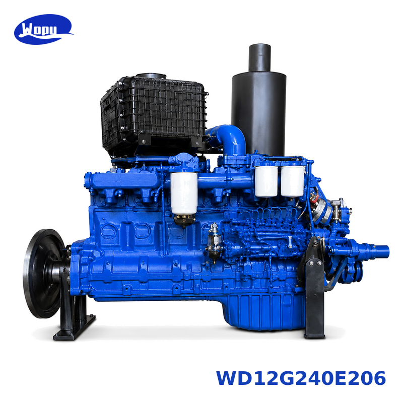 WD12G240E206 Truck Engine Assembly for HOWO SHACMAN AUMAN Heavy Duty Diesel Engine Parts
