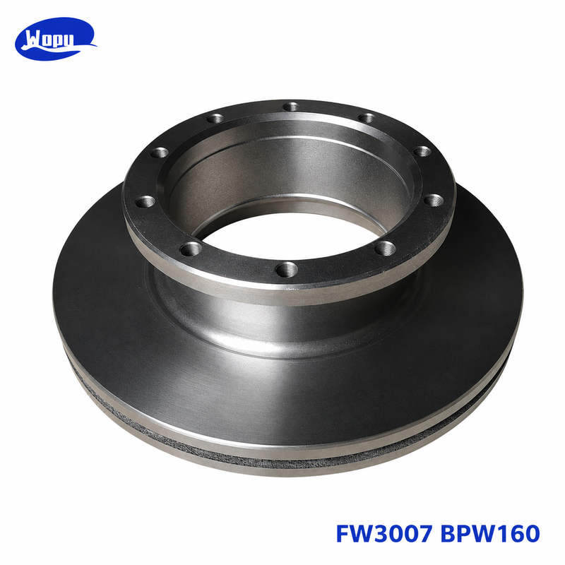 BPW160 Brake Disc FW3007 Trailer Truck Brake Rotor for Heavy Duty Disc Brake Axle Parts