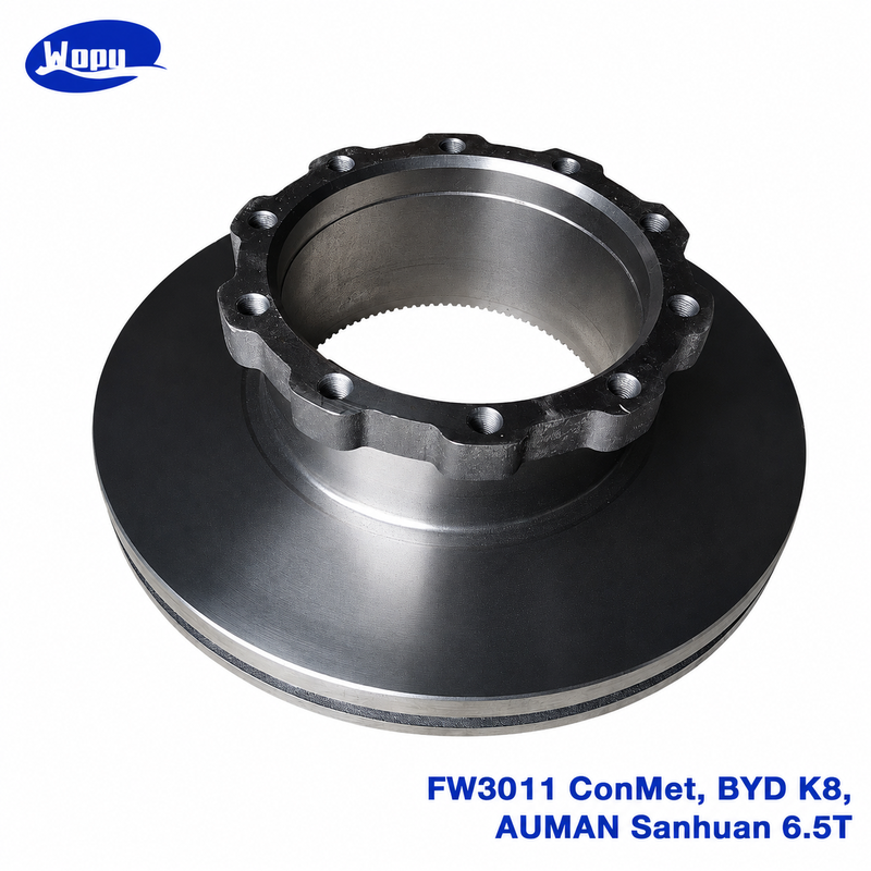 ConMet BYD K8 AUMAN Sanhuan 6.5T Brake Disc FW3011 Truck Bus Brake Rotor for Disc Brake Axle Parts