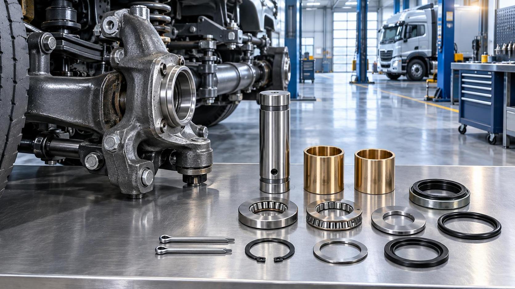 How to Select Kingpin Repair Kits by Axle Model and Steering Wear Pattern